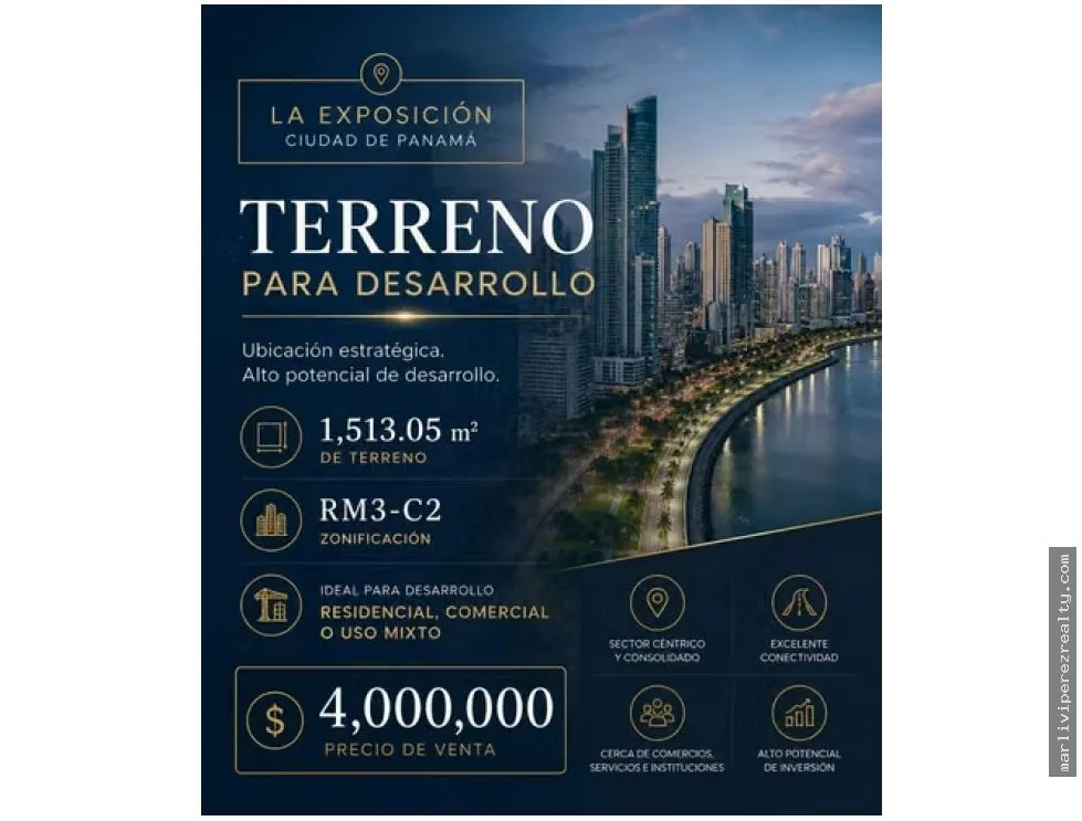 Terreno en Venta en Calidonia