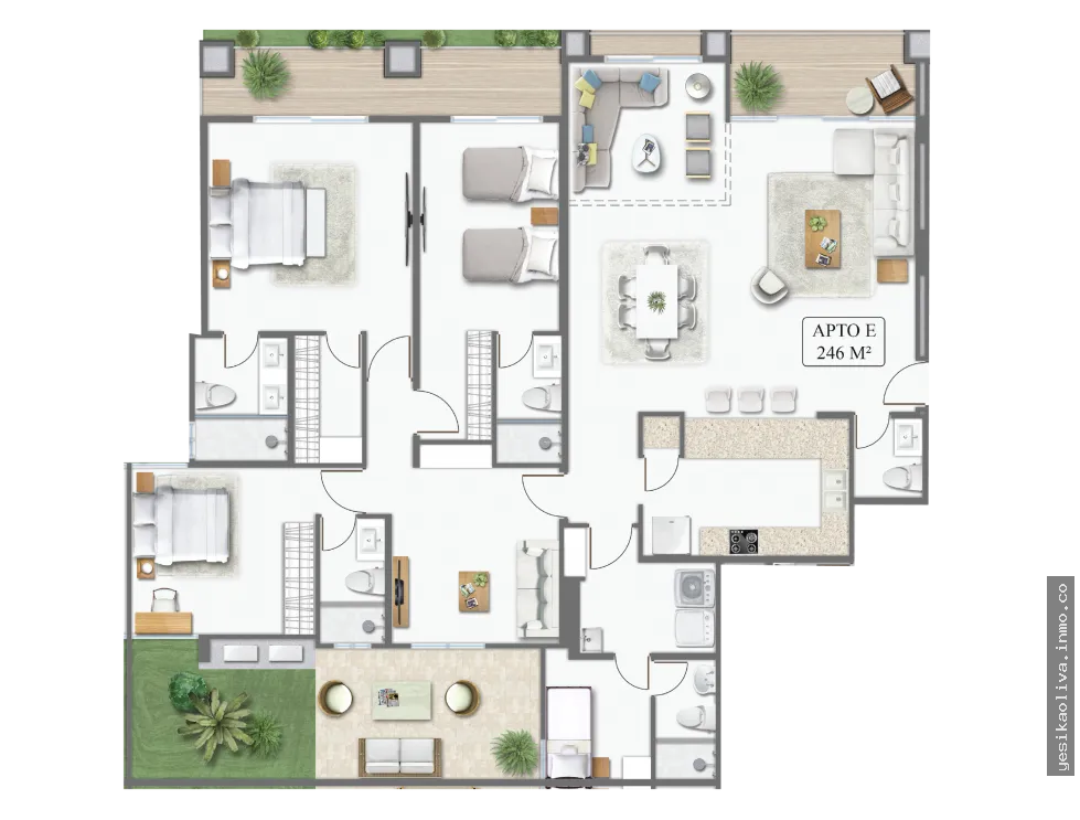 VENTA DE APARTAMENTOS EN COSTA DEL ESTE