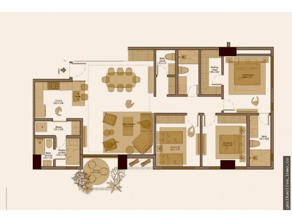 Apartment for sale in Santa Maria