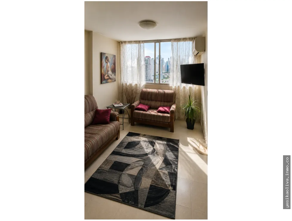 Alquiler de apartamento amoblado en Vía Porras