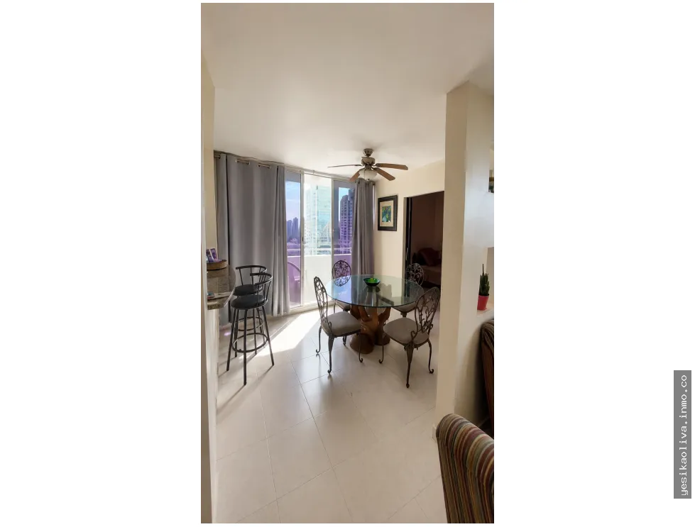 Alquiler de apartamento amoblado en Vía Porras