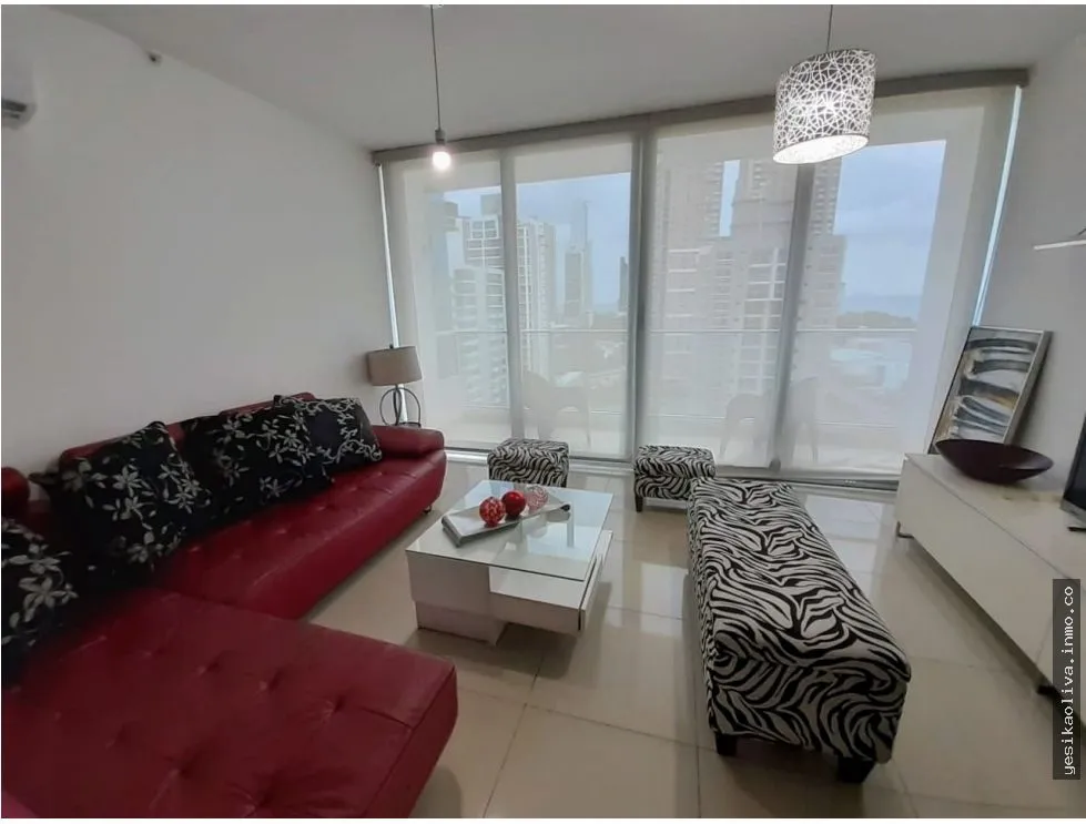 Apartamento amoblado en alquiler Costa del Este