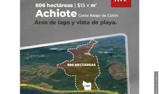Venta de Terreno en Colón, Achiote