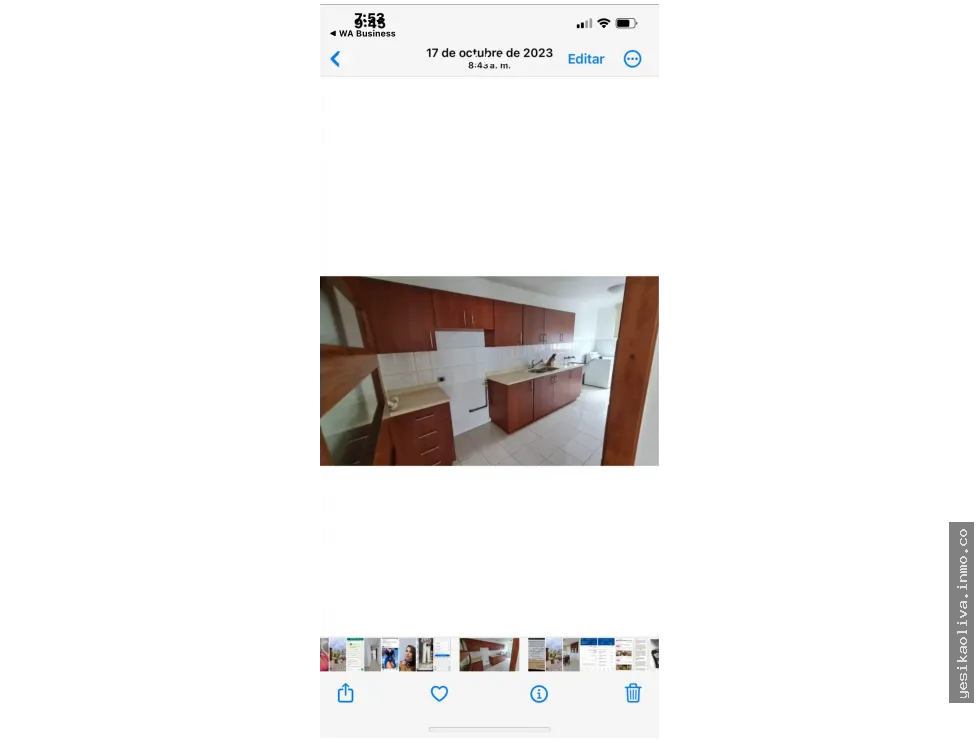 Alquiler de apartamento en Vía Argentina