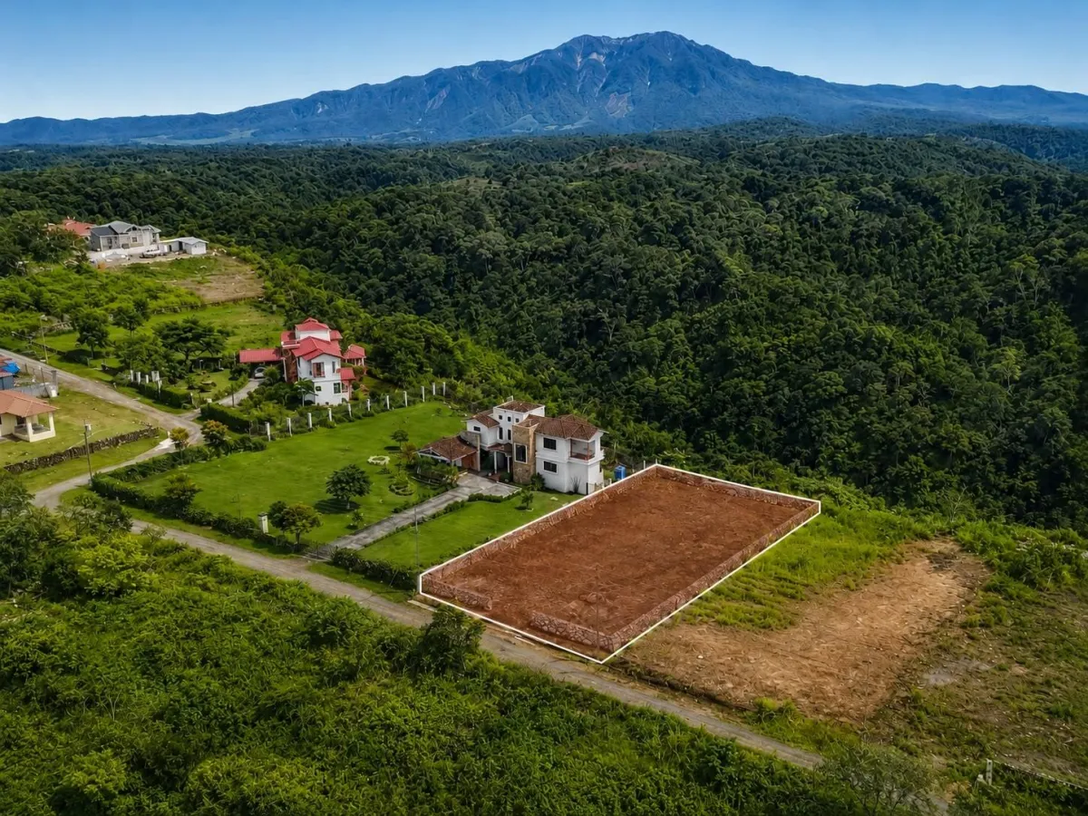 Lote con Vistas al Cañón y al Volcán Barú en Boquete Panamá