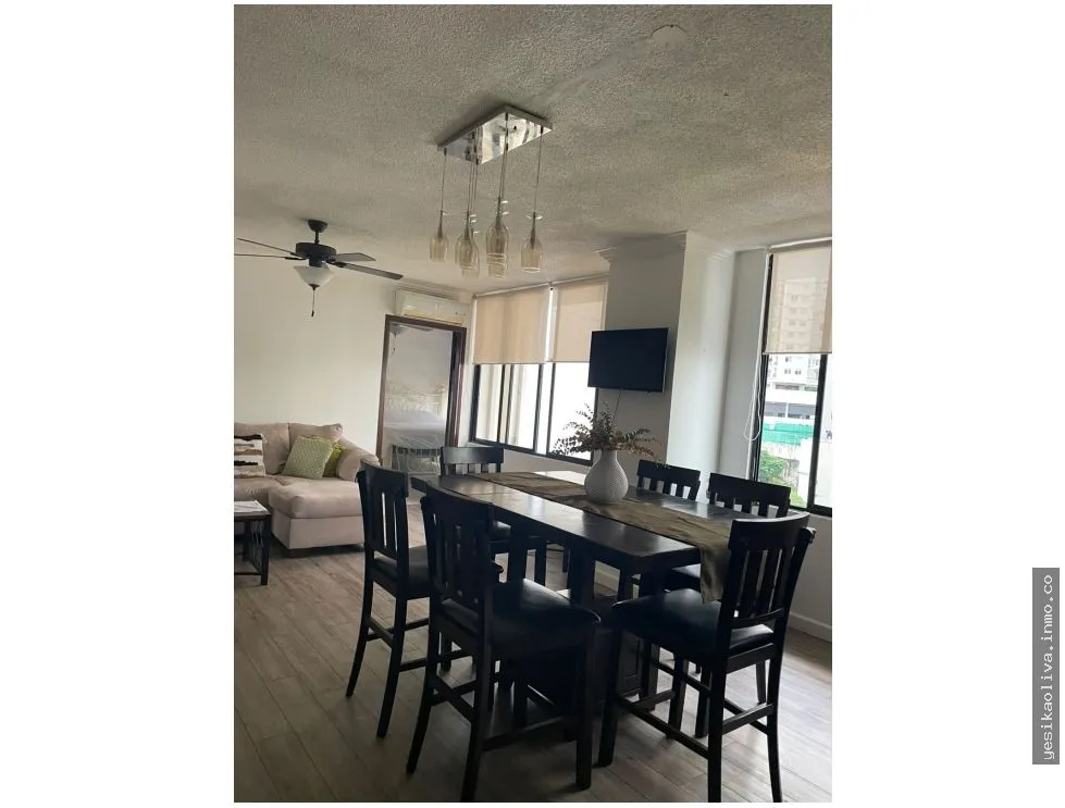 Alquiler de apartamento amoblado en Paitilla
