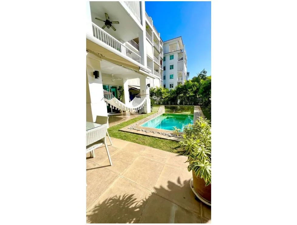 APARTMENT FOR SALE AT BIJAO BEACH CLUB & RESIDENCES 443M WITH POOL