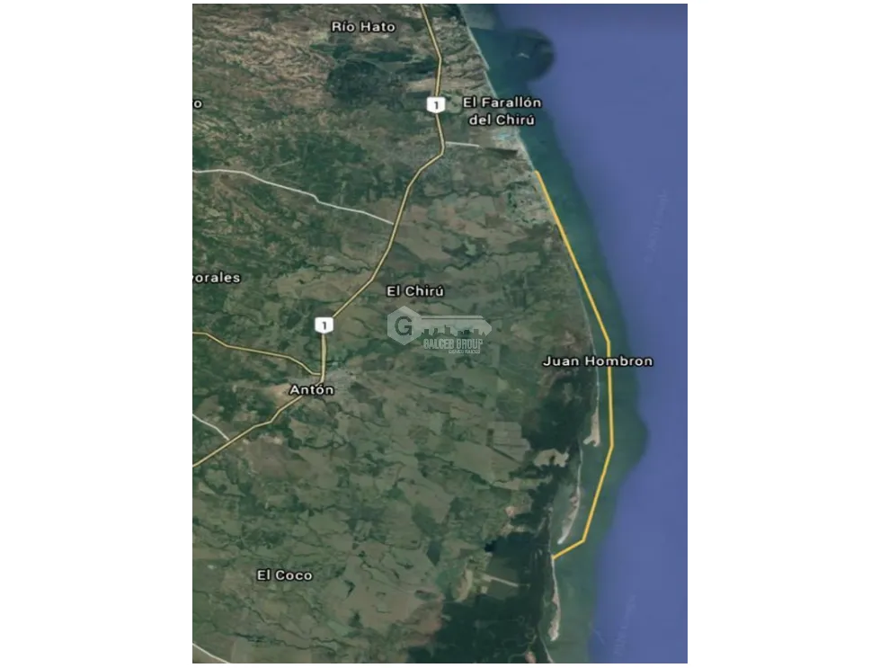 SPACIOUS 132-HECTARE BEACHFRONT LAND FOR SALE IN COCLÉ, ANTÓN