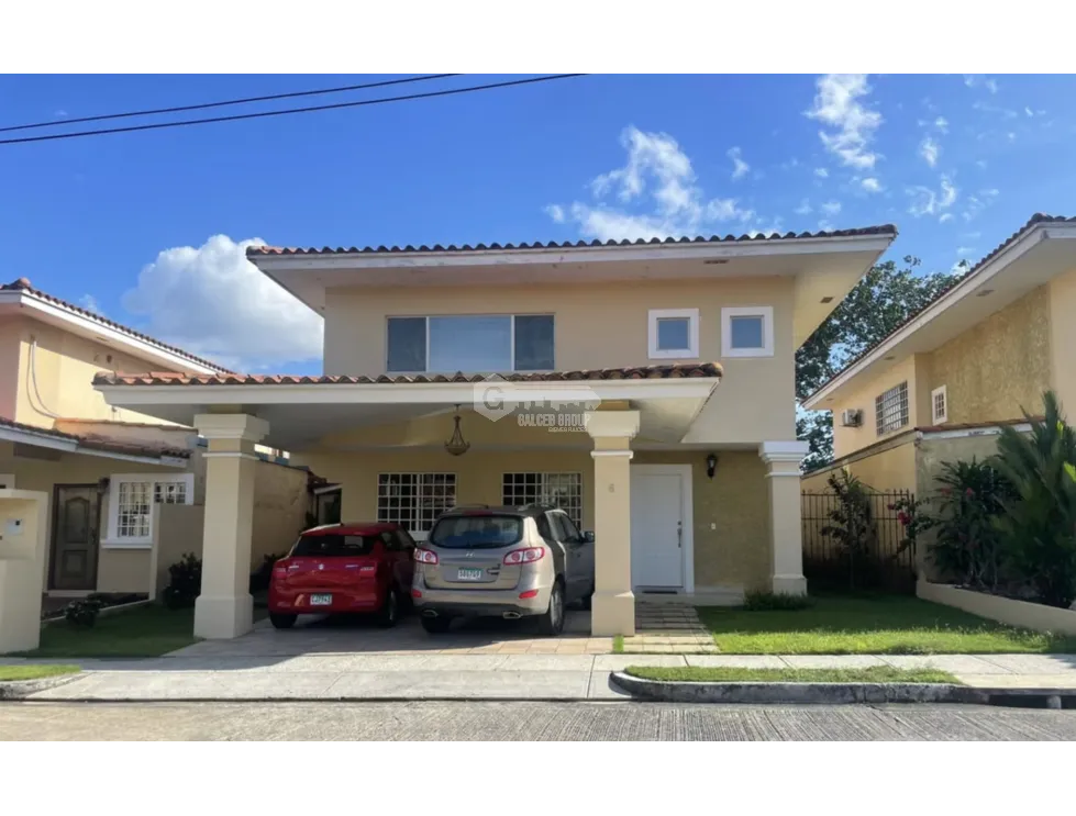 SE ALQUILA HERMOSA CASA 438M EN BRISAS DEL GOLF PH VILLA ALTA AMOBLADA