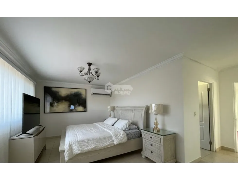 SE ALQUILA HERMOSA CASA 438M EN BRISAS DEL GOLF PH VILLA ALTA AMOBLADA