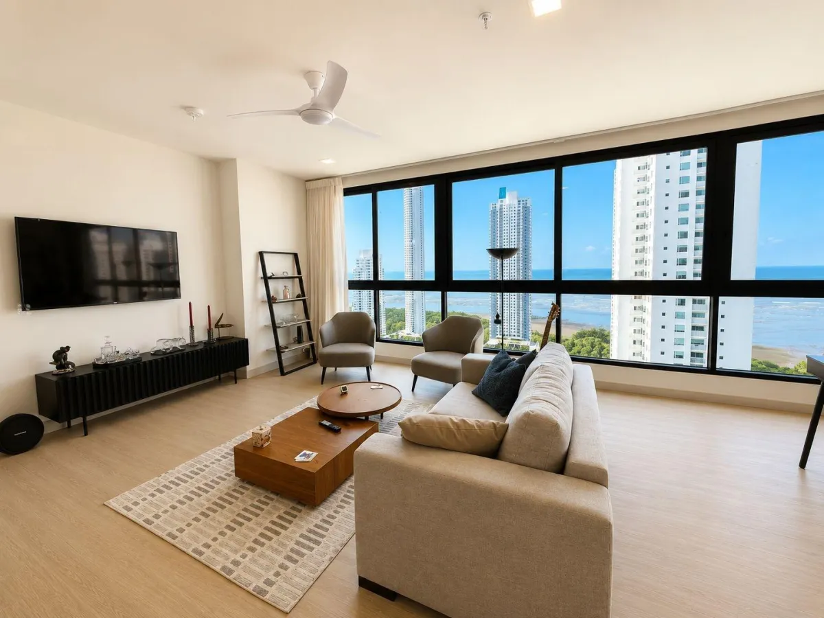 Apartamento con vista al mar en Costa Del Este.