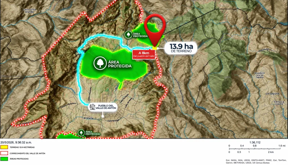 Ecotourism land for sale from El Valle de Antón