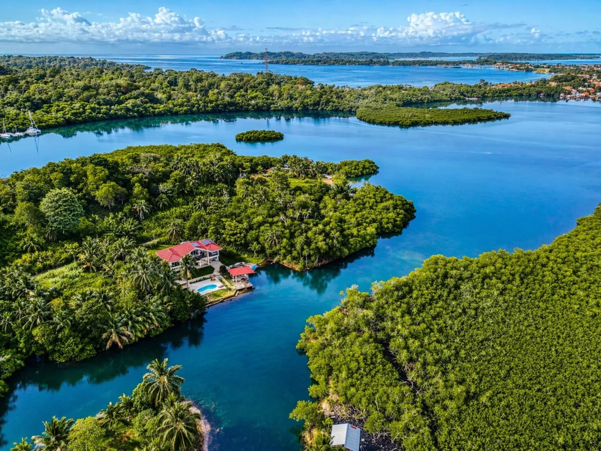Caribbean Waterfront Villa with Private Dock