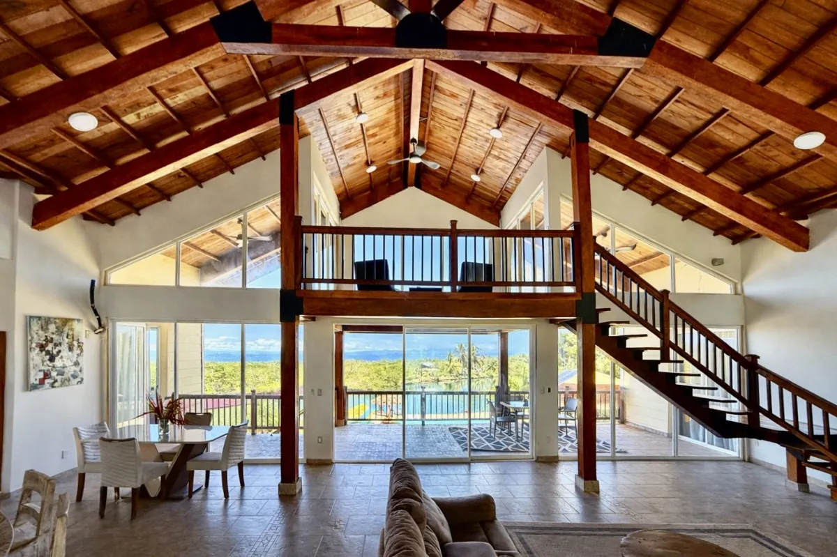 Caribbean Waterfront Villa with Private Dock