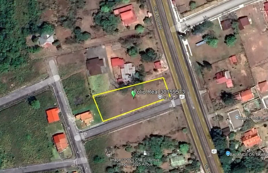 SE VENDE TERRENO COMERCIAL EN LA CARRETERA DAVID-BOQUETE