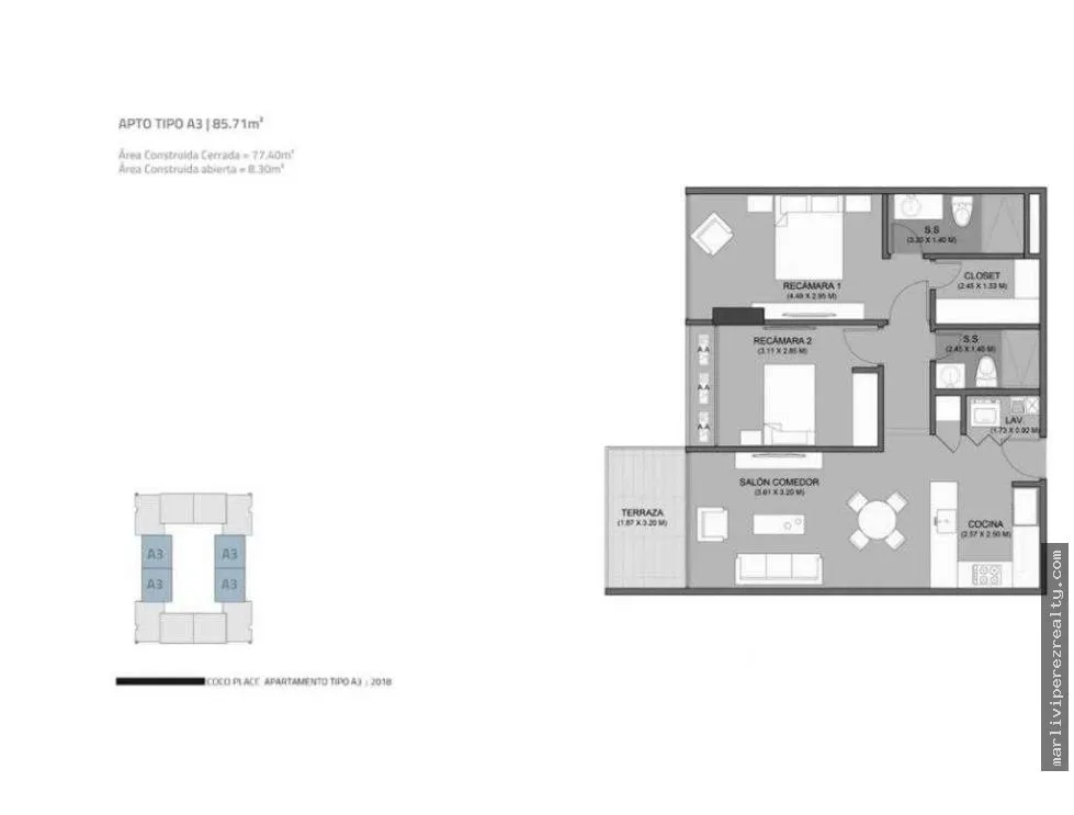 Apartment Rental in Coco del Mar