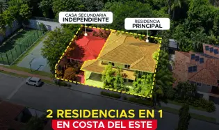 SALE OF 2 HOUSES IN 1 IN COSTA DEL ESTE