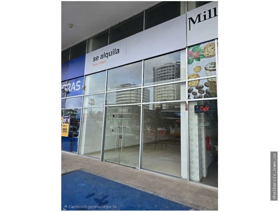 SE ALQUILA LOCAL COMERCIAL EN PH ALAI, VÍA ESPAÑA