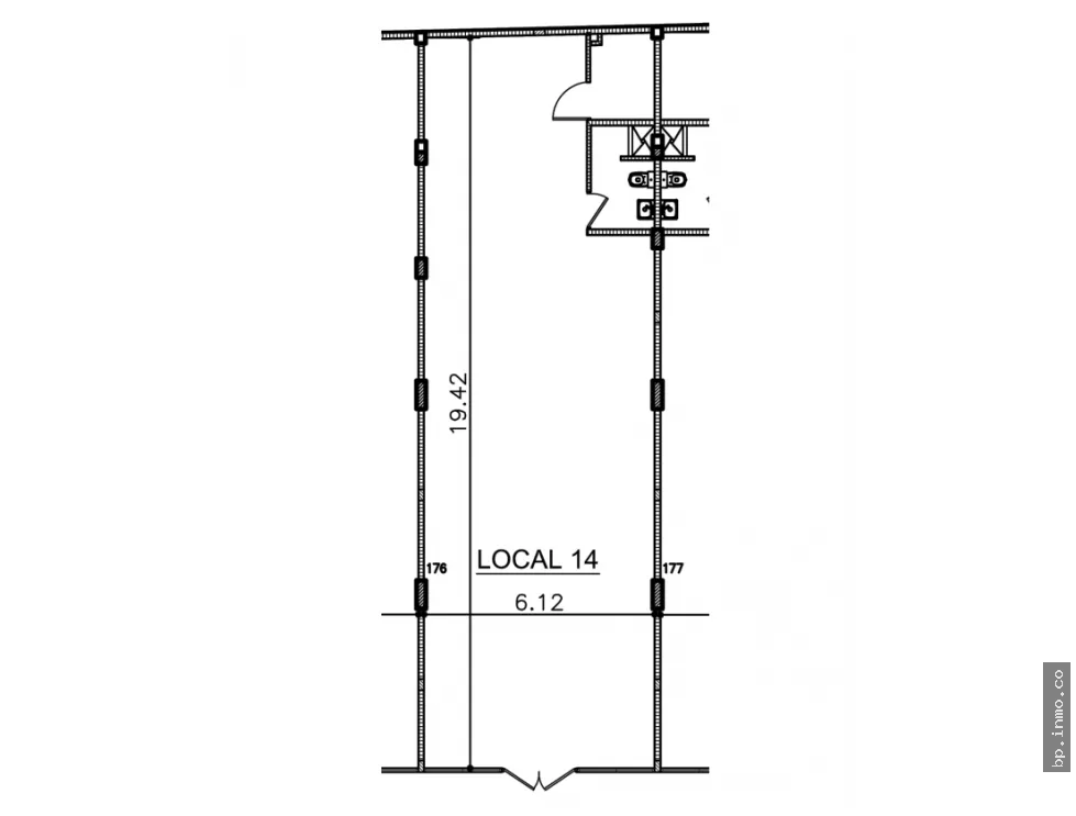 COMMERCIAL SPACE OF 122.08 m2 FOR SALE IN BRISAS DEL GOLF