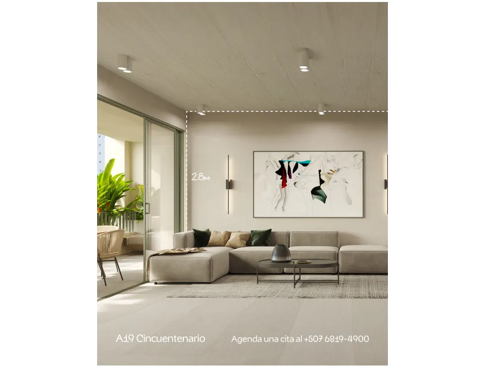 Pre-sale Apartments at A19 Cincuentenario, Coco del Mar. YP