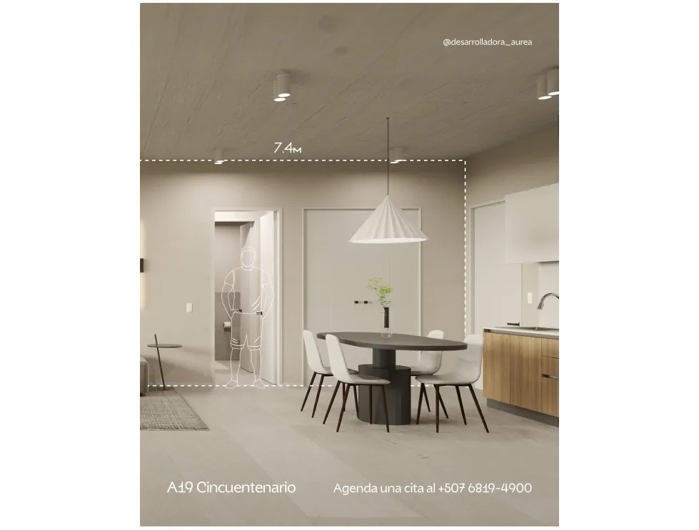 Pre-sale Apartments at A19 Cincuentenario, Coco del Mar. YP