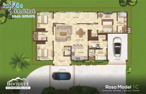 Rosa B Model Home Boquete Canyon Village Panama
