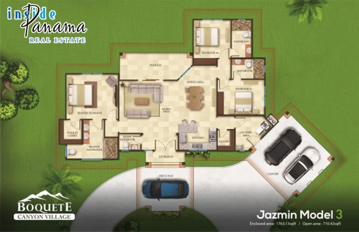 Jazmin Style 3A Model Home In Boquete Canyon Village Panama