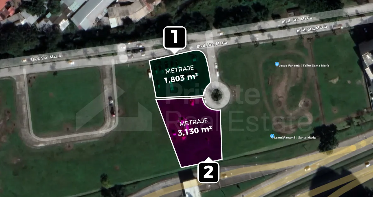 Land Sale in Santa María Business District