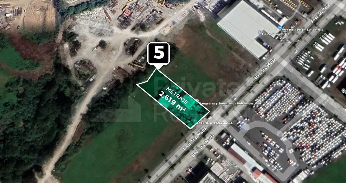 Land Sale in Santa María Business District
