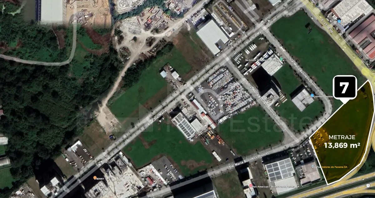 Land Sale in Santa María Business District