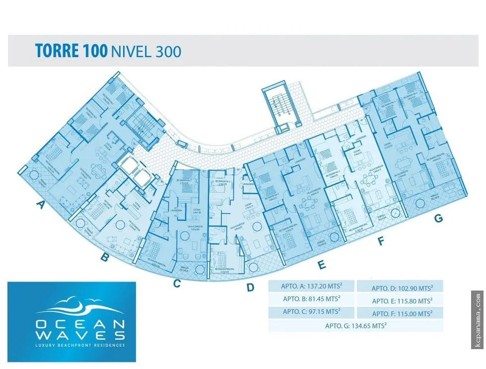 BEACHFRONT APARTMENT FOR SALE OCEAN WAVES GORGONA