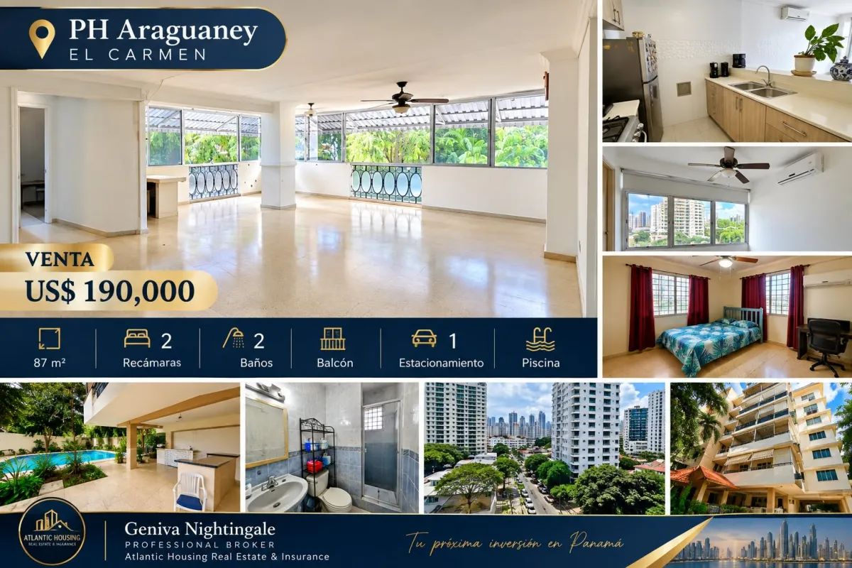 Apartamento en Venta en PH Aranguaney - El Carmen, Ciudad de Panamá